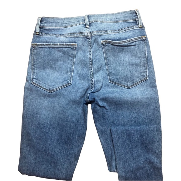 FRAME Denim Jeans Le High Skinny Knee Destroyed Size 26 Pre-Loved - Picture 6 of 12